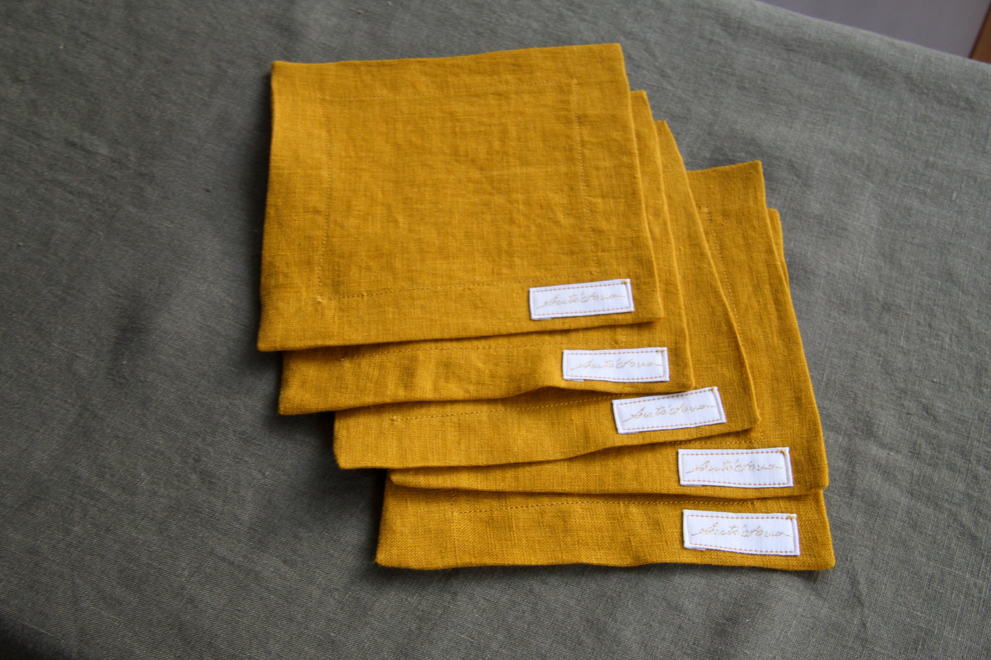 Cocktail napkins - Mustard